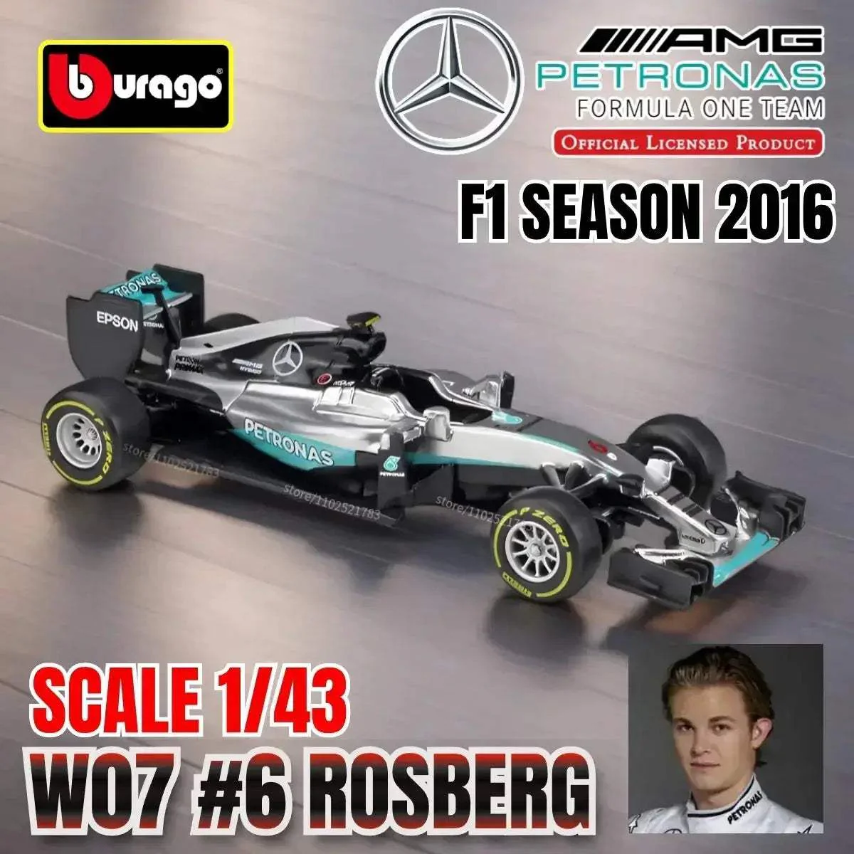 Premium Diecast 1to43 F1 Racing Car Model By Bburago - Image 21