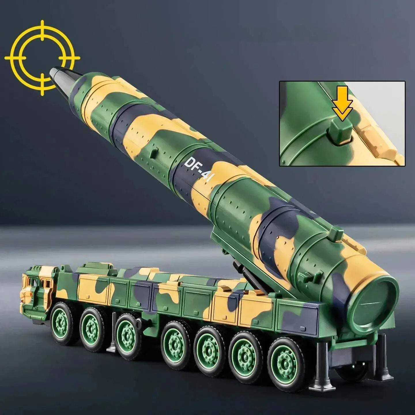 Premium Diecast Alloy Missile Carrier Model Car Scale One To Fifty Julang Launcher For Adult Collectors - Image 6