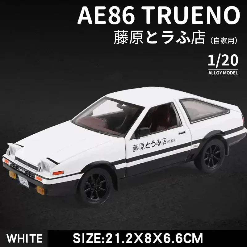 Premium Diecast Car 1to20 Scale Initial D AE86 With Sound And Light For Kids - Image 10