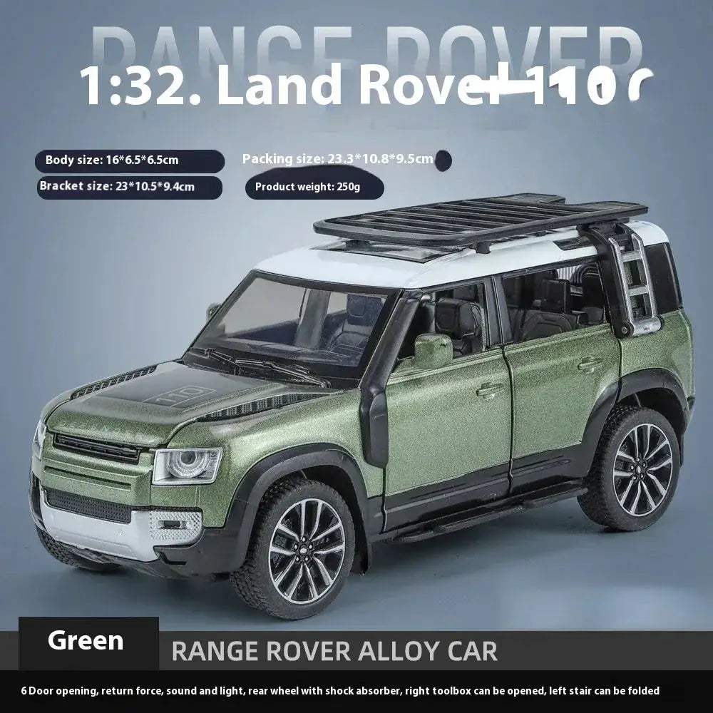 Premium Diecast Car Model 1 32 Scale Land Rover Defender 110 With Sound And Light For Car Enthusiasts And Collectors - Image 7