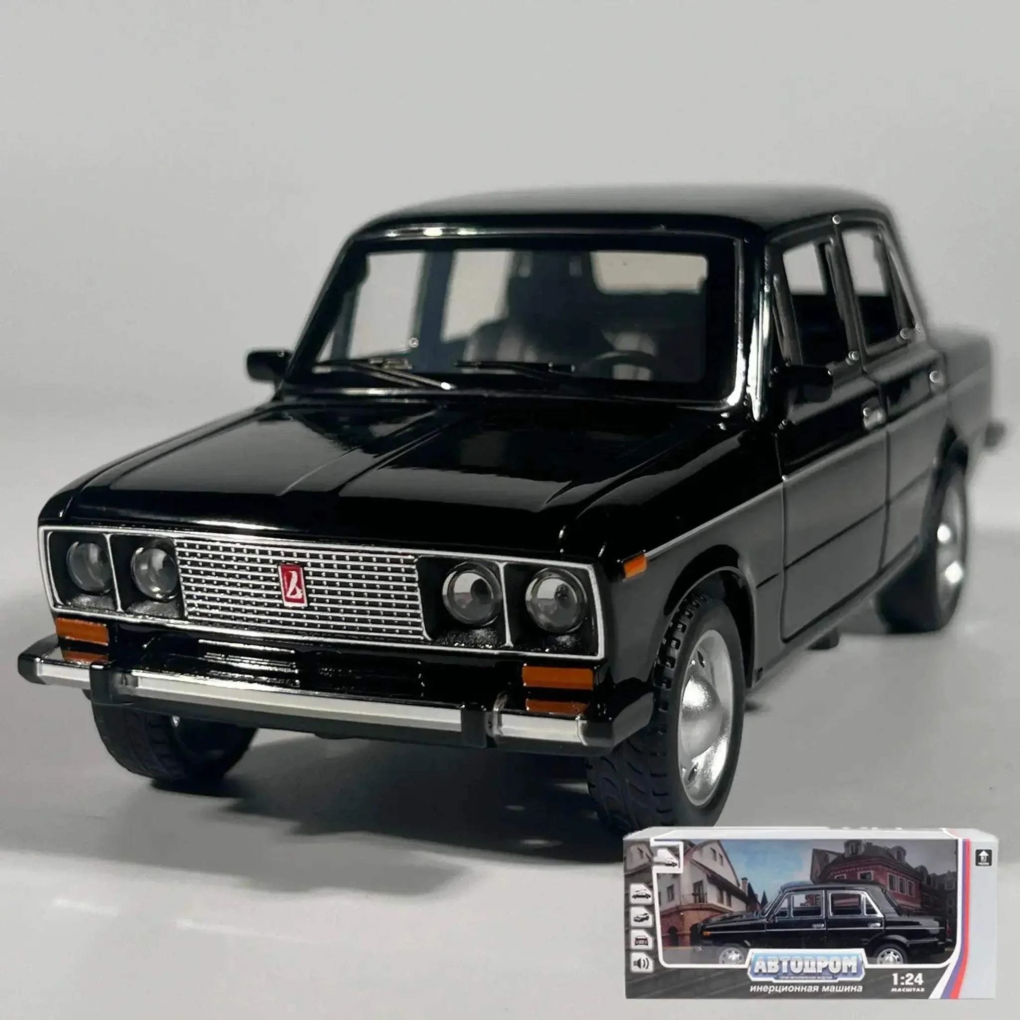 Premium Diecast Car Model LADA 2106 With Sound And Light For Kids - Image 11