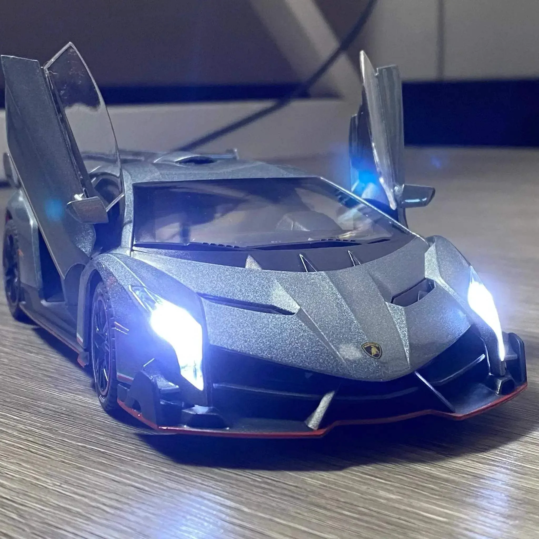Premium Diecast Car Model Veneno Limited Edition Scale 1 To 24 For Collectors