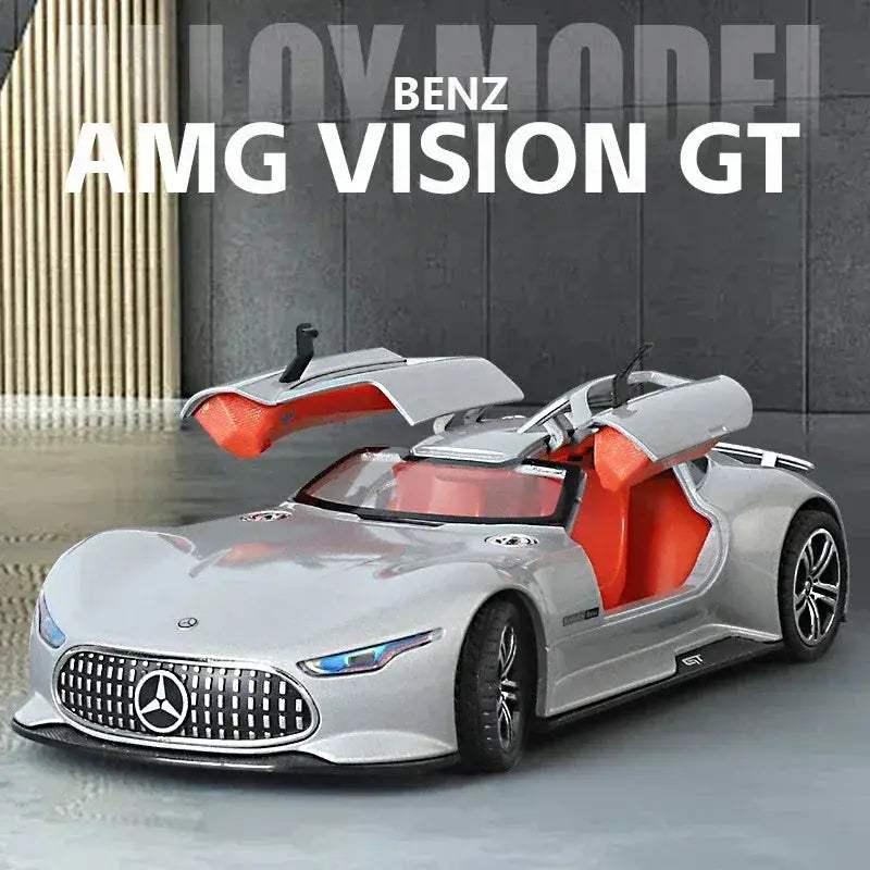 Premium Diecast Mercedes Benz AMG Vision GT Car Model - Image 2