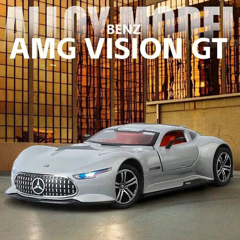 Premium Diecast Mercedes Benz AMG Vision GT Car Model - Image 7