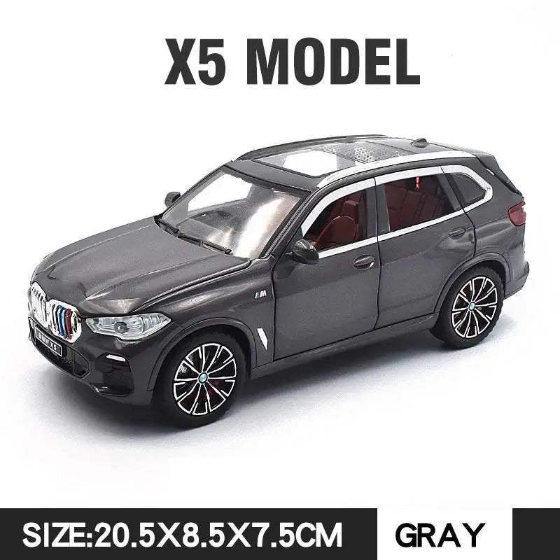 Premium Diecast Model Car BMW X5 Alloy Body With Realistic Sound And Light Perfect Gift For Kids - Image 7