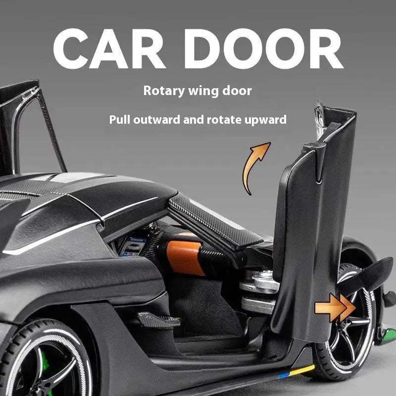 Premium Diecast Model Car Jesko 1 24 Scale Alloy Metal Construction High Detail For Collectors And Hobbyists - Image 5