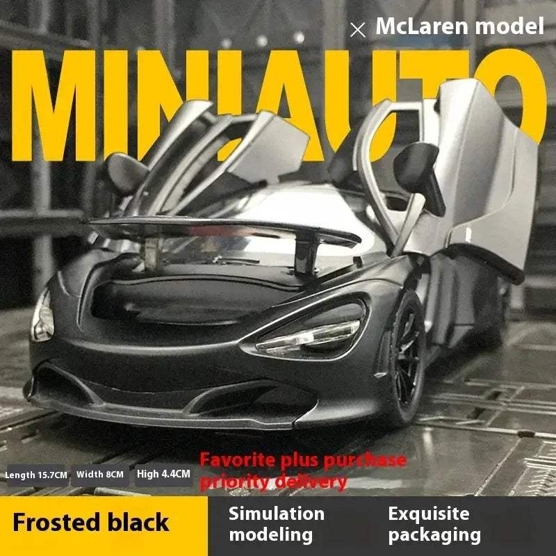 Premium Diecast Model Car McLaren 720S With Working Lights And Realistic Sound For Boyfriend Gift - Image 12