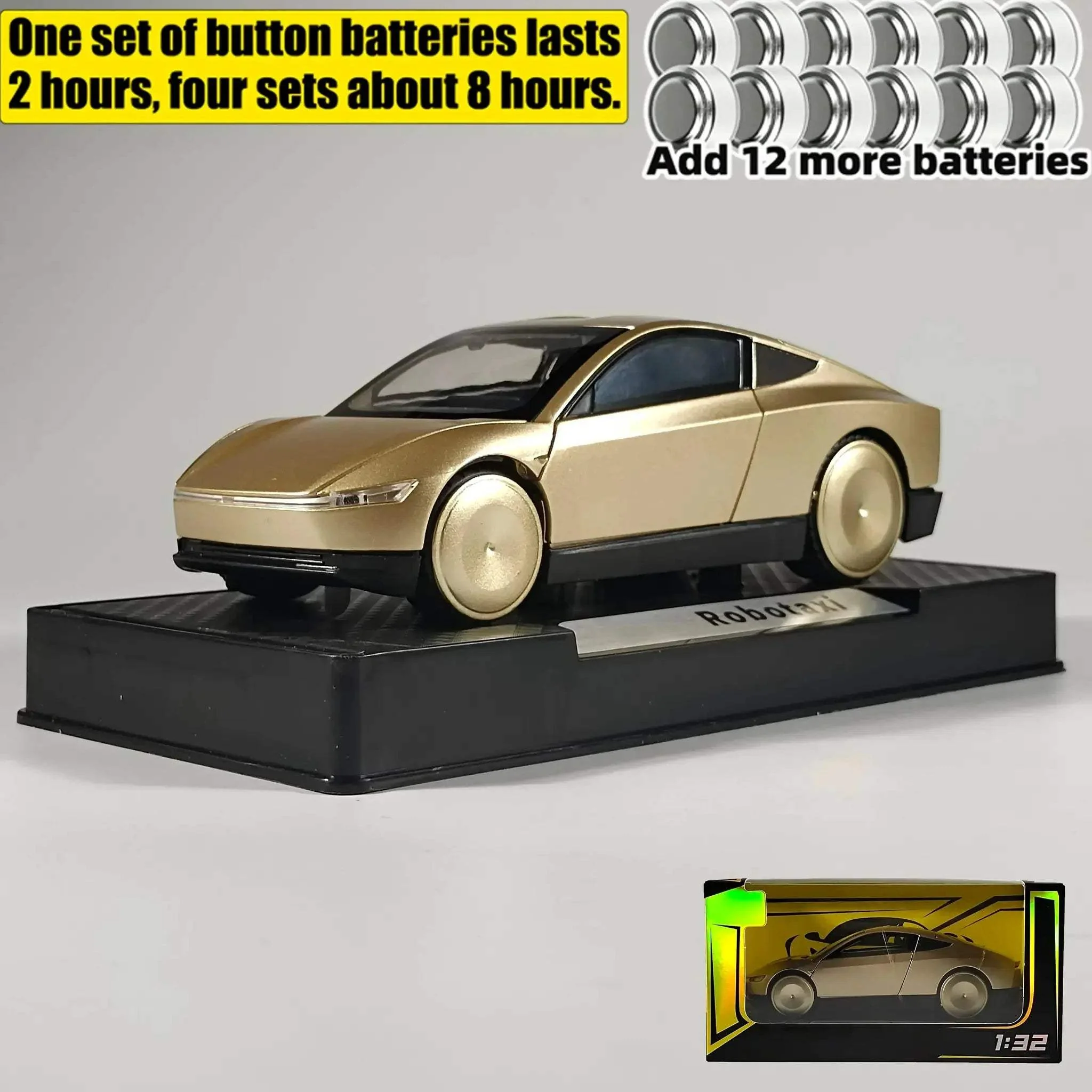Premium Diecast Model Car Robotaxi Driverless For Boys - Image 9