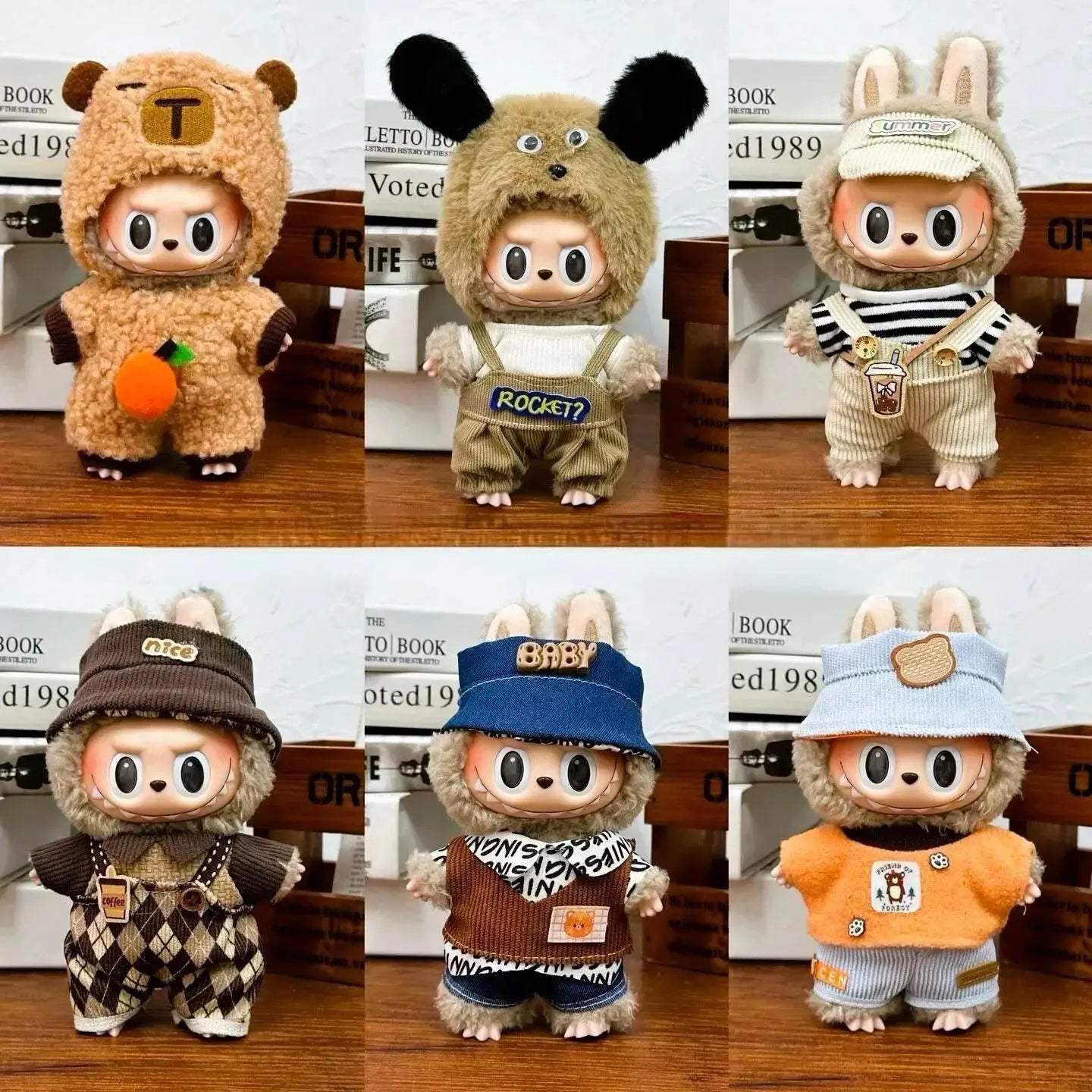 Premium Doll Clothes Kawaii Styles Set For 17cm Labubu Dolls