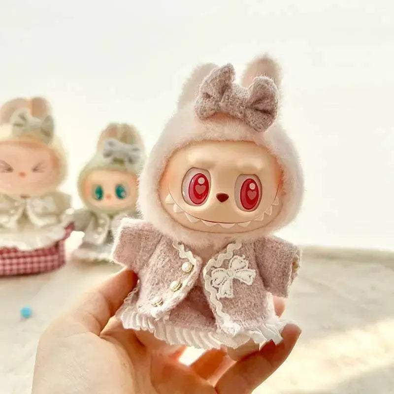 Premium Doll Outfit Set 17cm Labubu Grid For Labubu Fans - Image 12