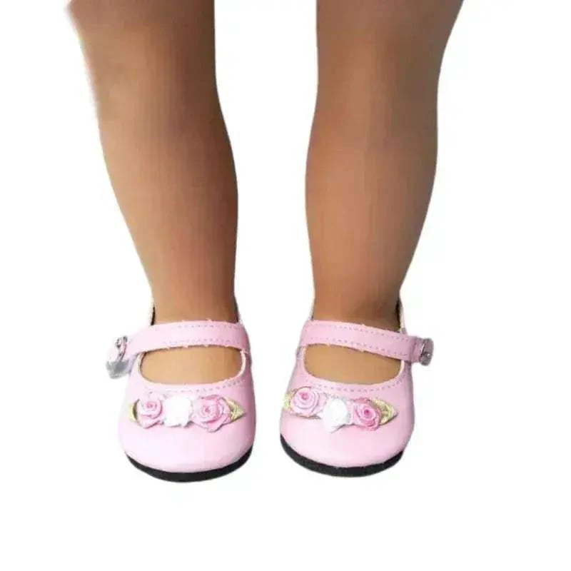 Premium Doll Shoes 7cm Sneakers For 18 Inch Girl Dolls - Image 4