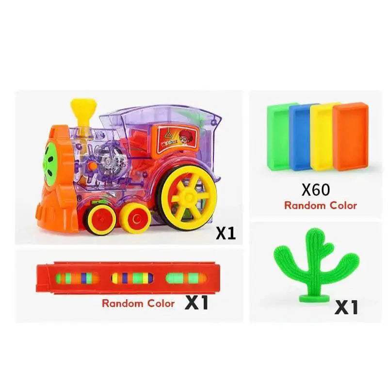 Premium Domino Train Set With Sound And Light For Kids - Image 12