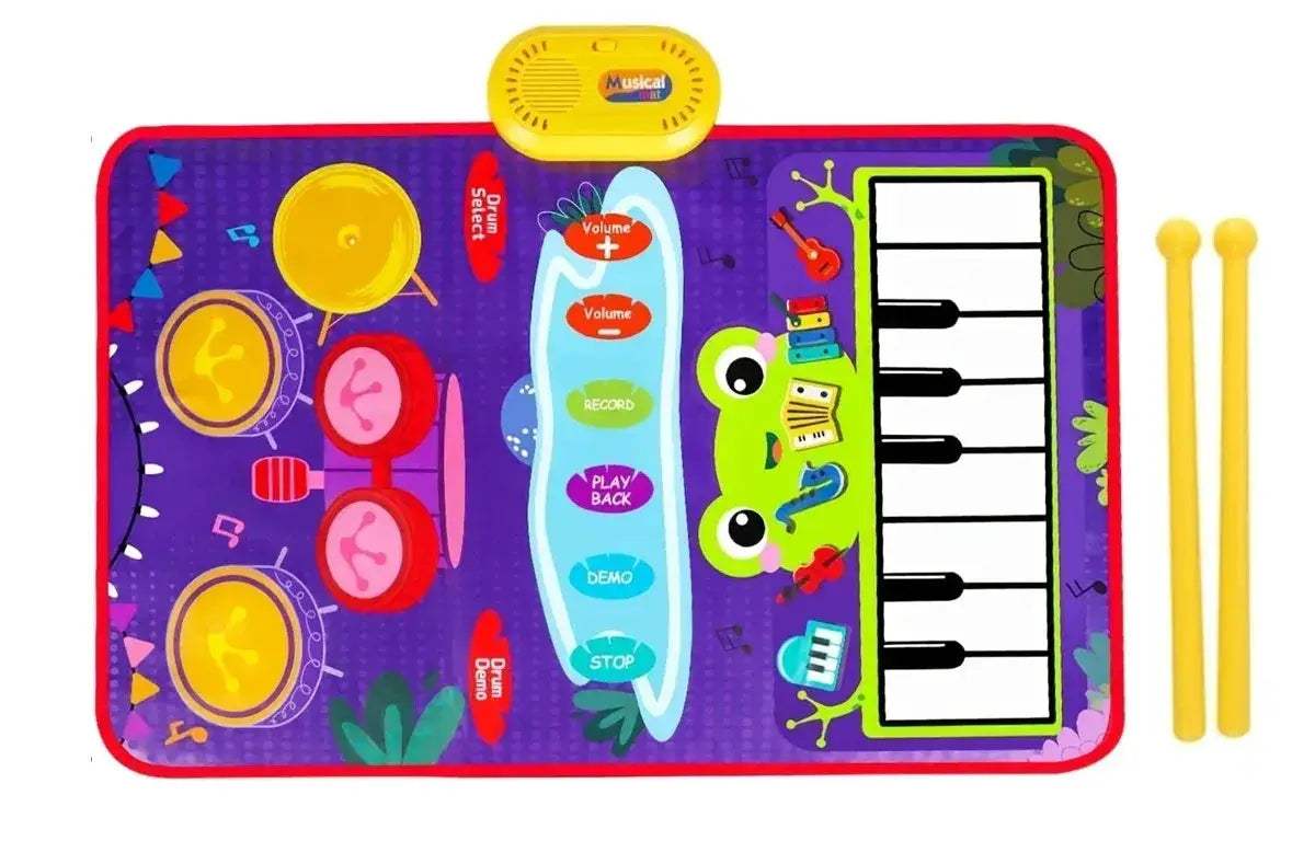 Premium Floor Piano Mat With 6 Instrument Sounds For Toddlers - Image 7