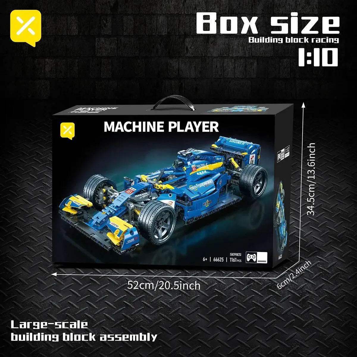 Premium Formula Racing Block Blue F1 Desktop Decoration - Image 5
