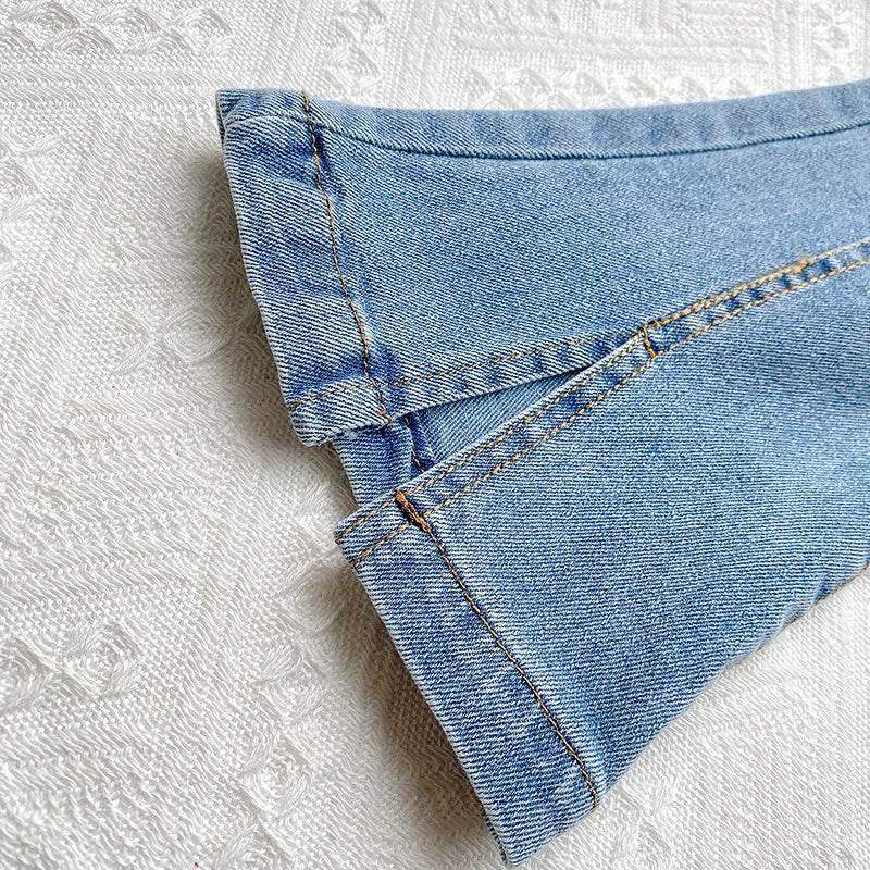Premium Girls Jeans Korean Edition Split Flare Denim For 3 To 10 Year Old Girls Casual Wear - Image 4