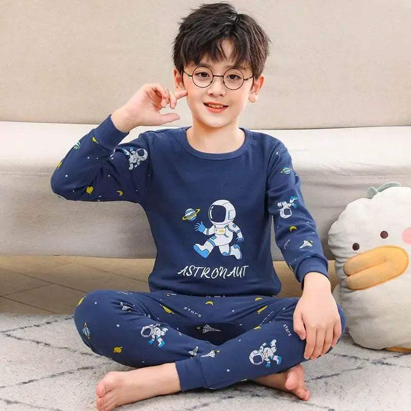 Premium Girls Pajama Set With Cotton 100 And Pink Cat Print Long Sleeve Ages 7 To 14 - Image 14