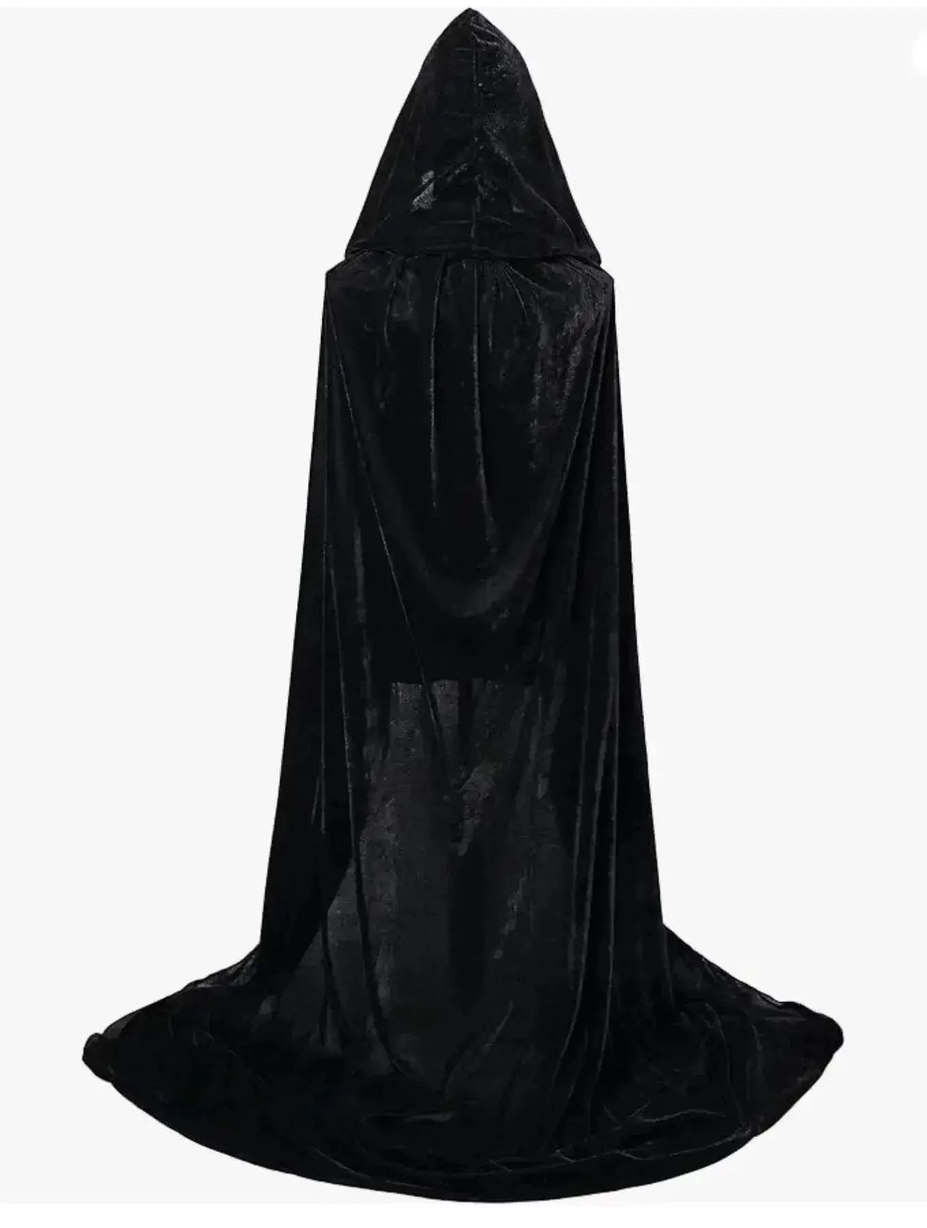 Premium Grim Reaper Cloak Velvet Long Hooded Unisex Cosplay - Image 3