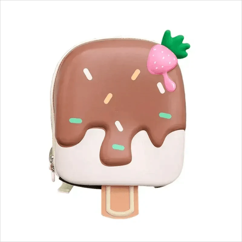 Premium Ice Cream Shape Kids Backpack For 4 To 6 Year Old Boys And Girls Kindergarten - Image 9