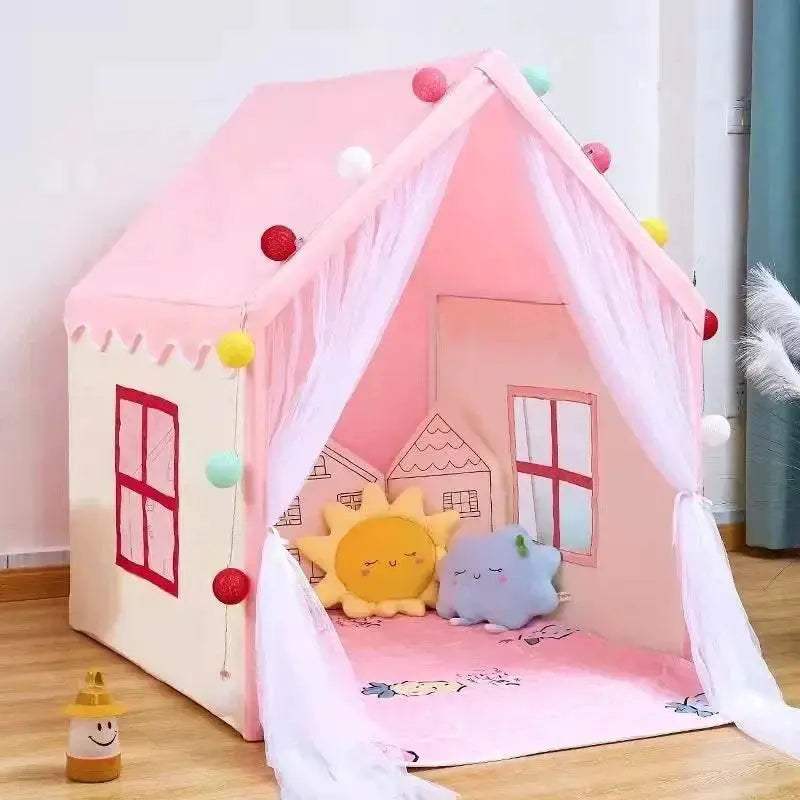 Premium Indoor Princess Tent Playhouse Foldable For Kids - Image 2