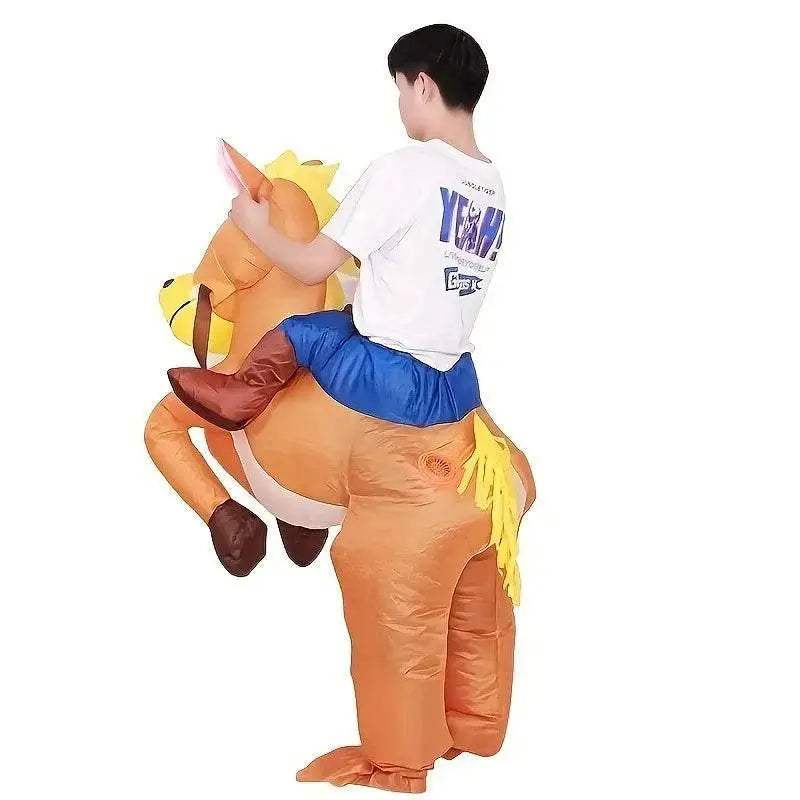 Premium Inflatable Horse Costume Western Elements For Party - Image 2