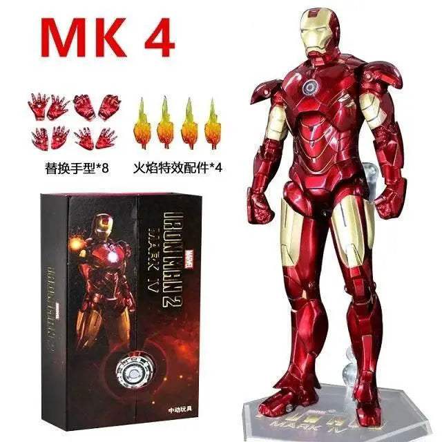 Premium Iron Man Action Figure Articulated Joints Collectors - Image 12