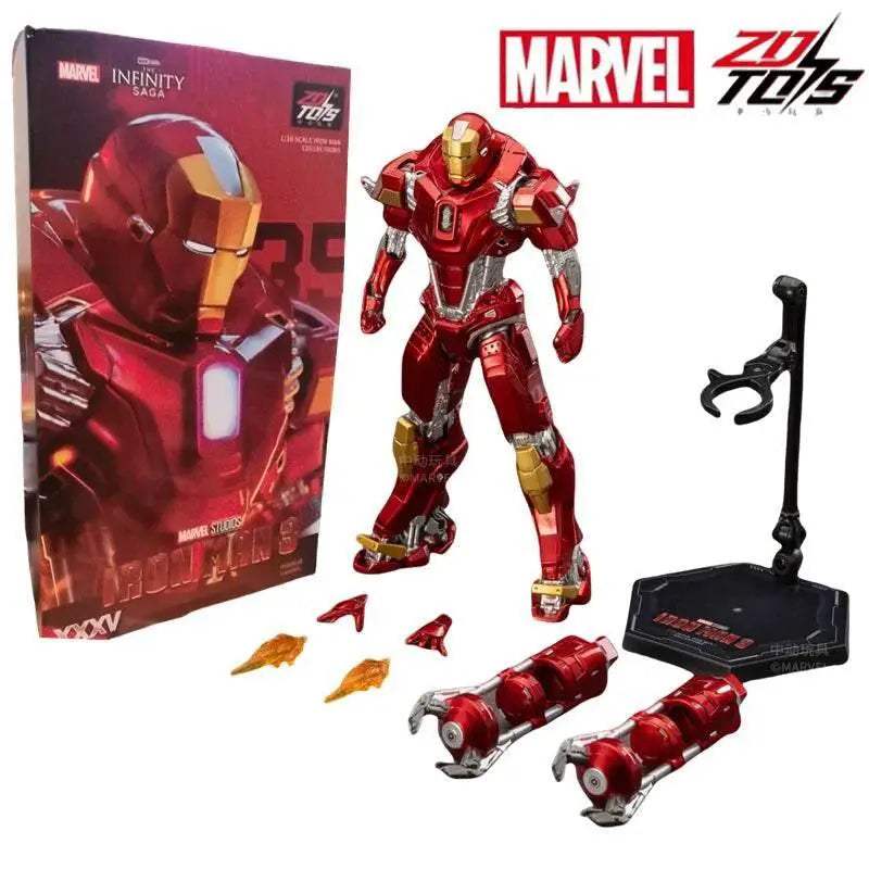 Premium Iron Man Action Figure Articulated Joints Collectors - Image 17
