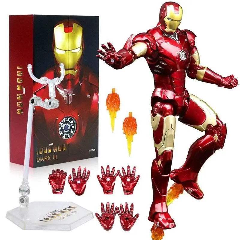 Premium Iron Man Action Figure Articulated Joints Collectors - Image 5