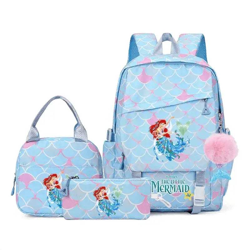 Premium Kids Backpack Set Little Mermaid Theme Three Piece For Kids Aged 7 To 13 - Image 24