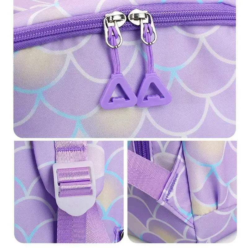 Premium Kids Backpack Set Little Mermaid Theme Three Piece For Kids Aged 7 To 13 - Image 5