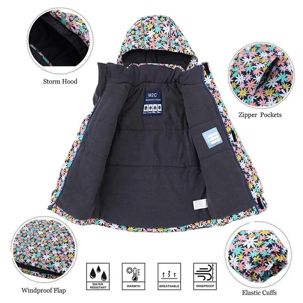 Premium Kids Ski Suit Waterproof Windproof Outdoor Snow - Image 6