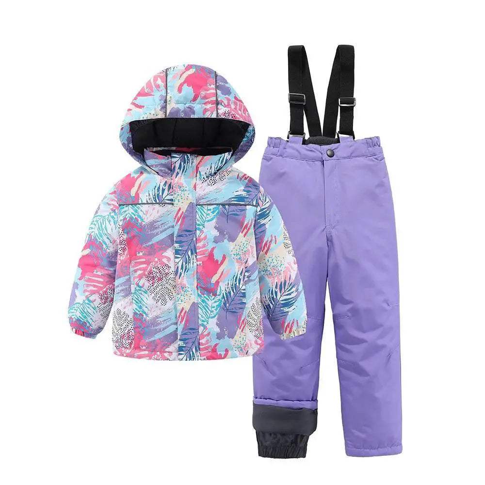 Premium Kids Ski Suit Waterproof Windproof Warm Unisex - Image 28
