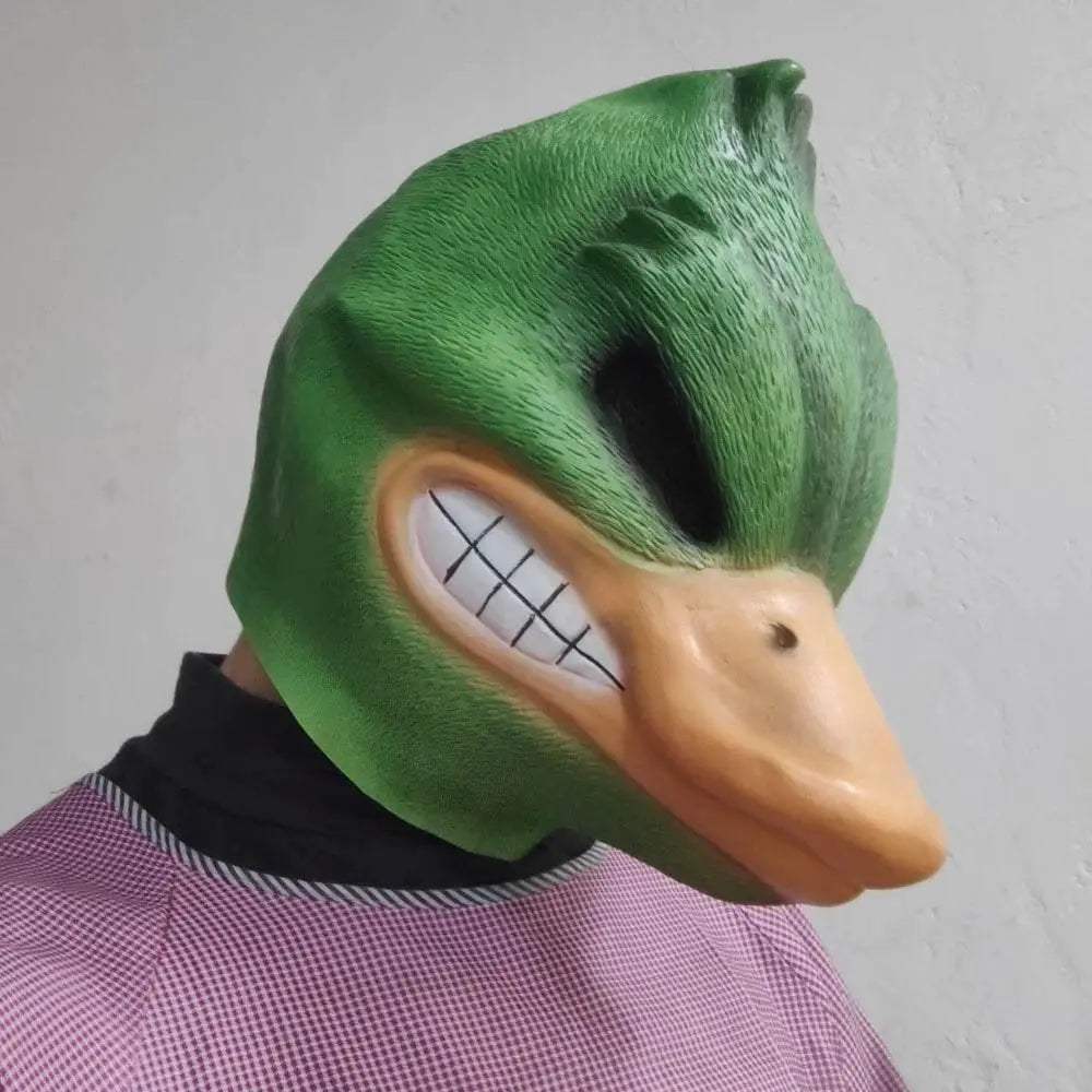 Premium Latex Mask Angry Donald Duck For Adults Cosplay - Image 7