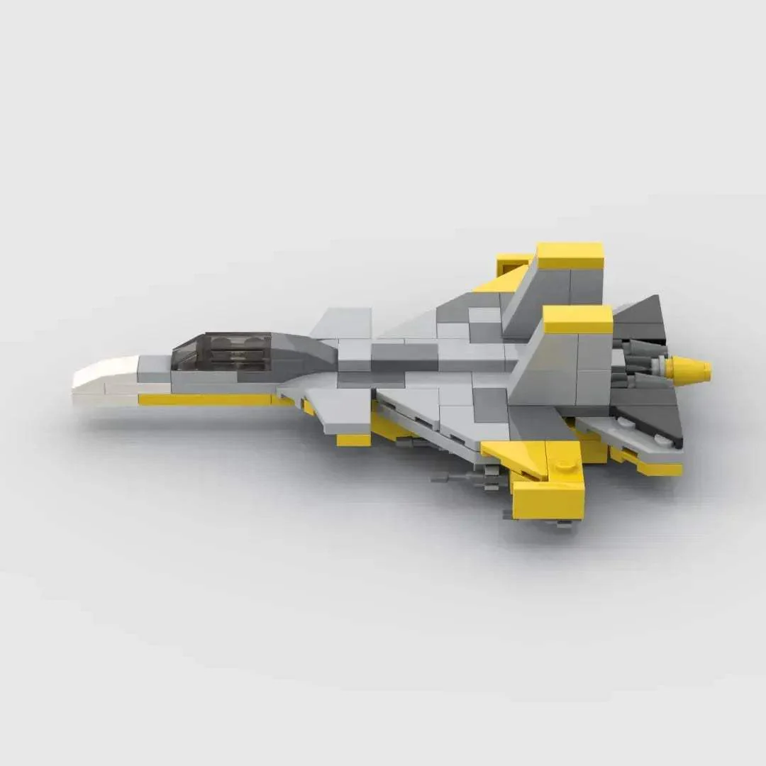 Premium Lego Compatible Building Block Set Su27sk Yellow Heavy Combat Aircraft Model For Aviation Enthusiasts - Image 3