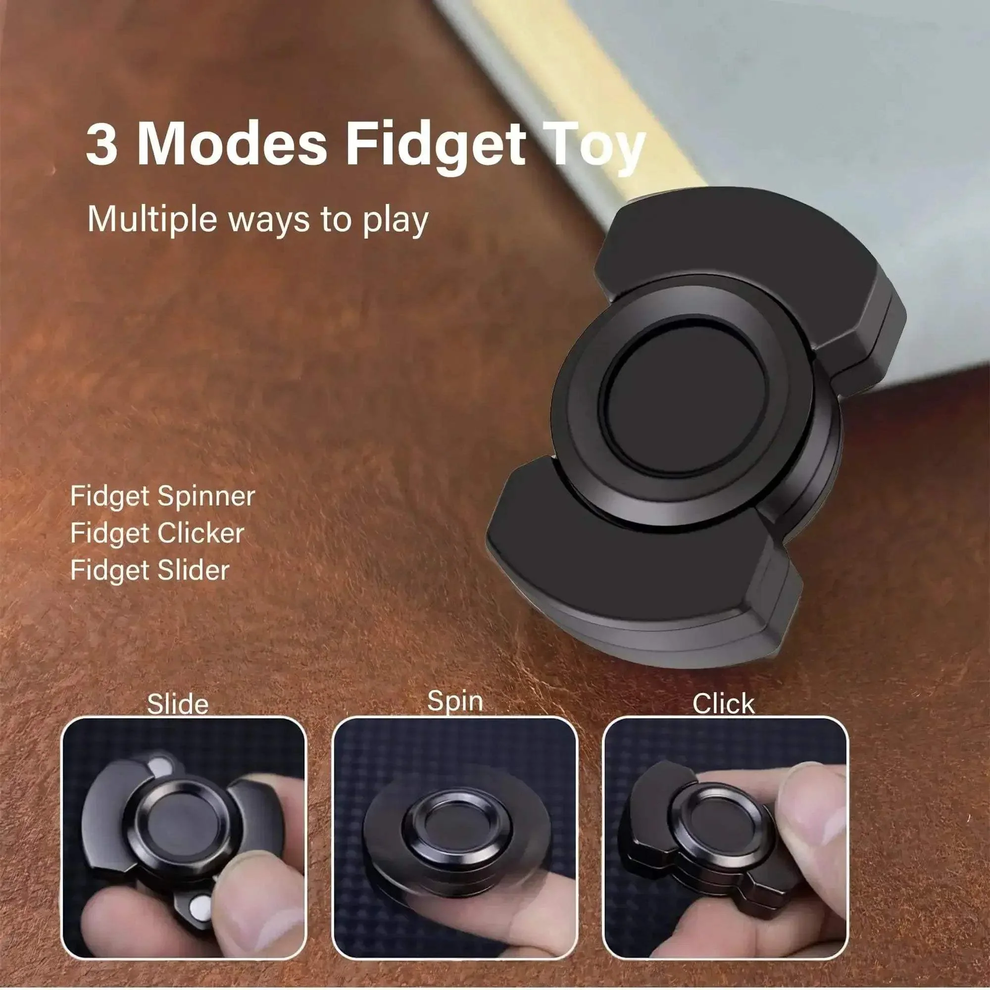 Premium Magnetic Slider Fidget Spinner For Adults With Anxiety ADHD Autism Stress Relief - Image 4