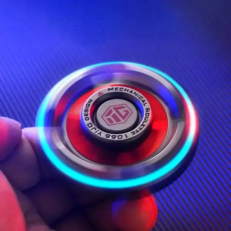 Premium Metal Fidget Spinners Luminous Light For Adults And Kids Stress Relief ADHD - Image 4