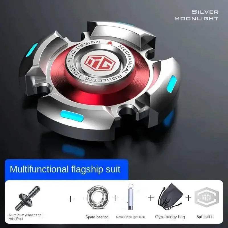 Premium Metal Fidget Spinners Luminous Light For Adults And Kids Stress Relief ADHD - Image 7