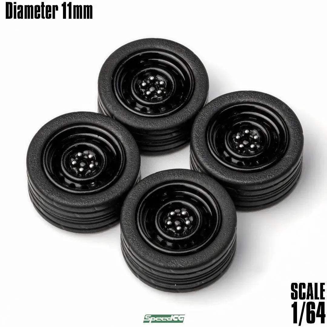 Premium Model Car Wheels With Rubber Type N For Scale Cars - Image 15