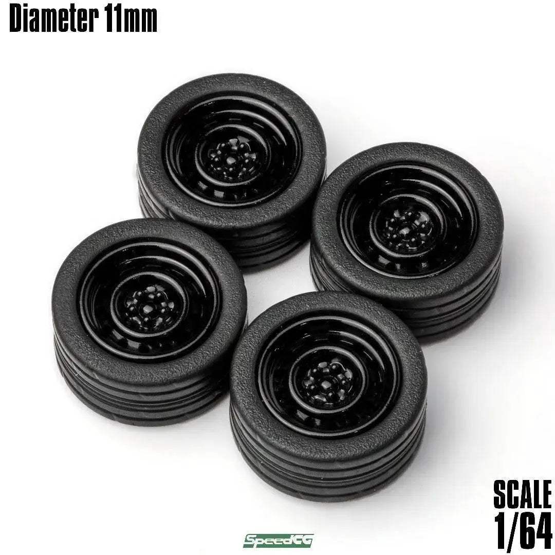 Premium Model Car Wheels With Rubber Type N For Scale Cars - Image 8
