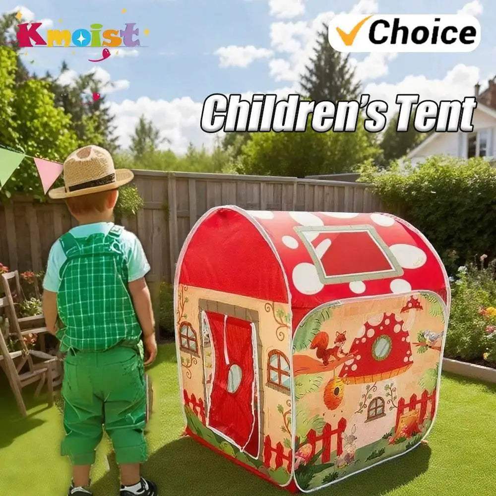 Premium Mushroom Play Tent Foldable For Kids Indoor Outdoor