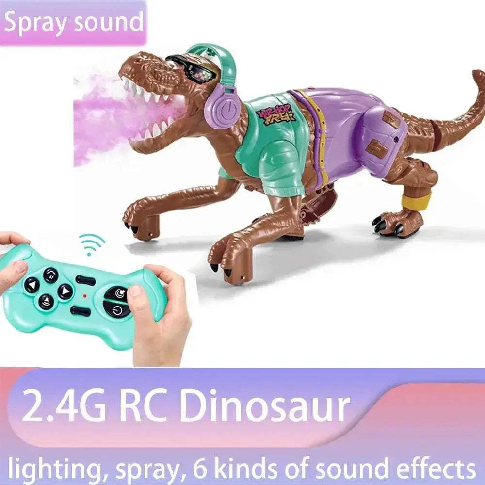 Premium RC Dinosaur Toy Infrared Tracking Spraying For Boys