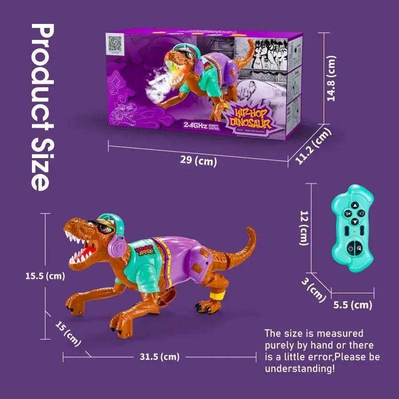 Premium RC Dinosaur Toy Infrared Tracking Spraying For Boys - Image 6