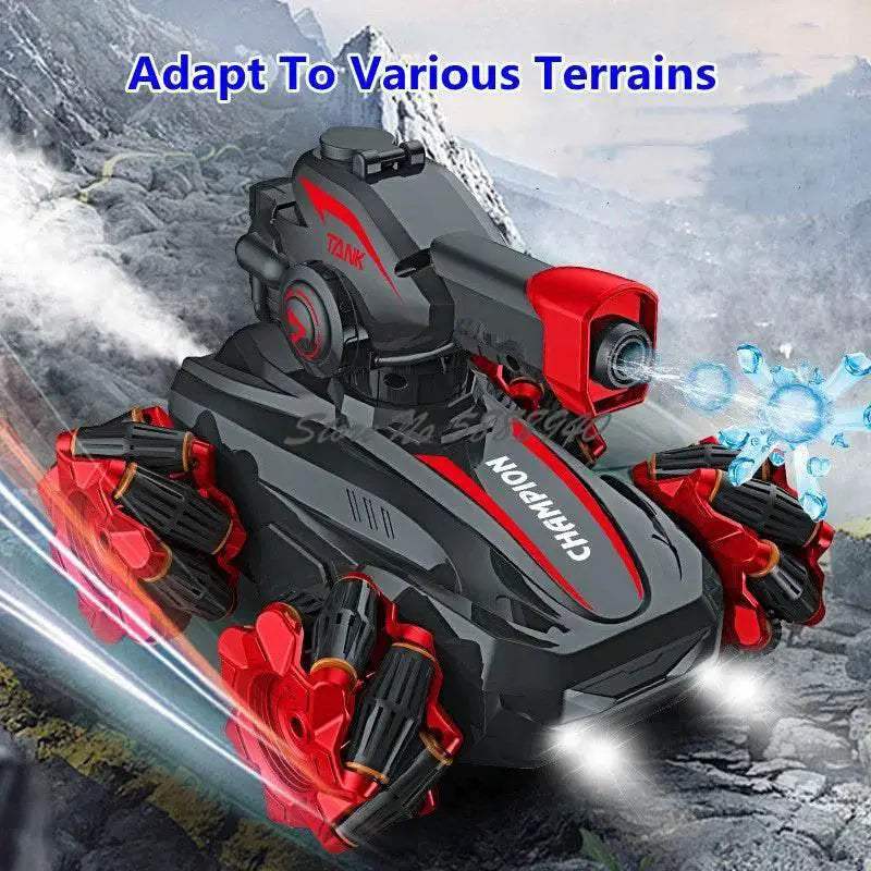 Premium RC Tank Smoke Spray 360 Rotation All Terrain - Image 6