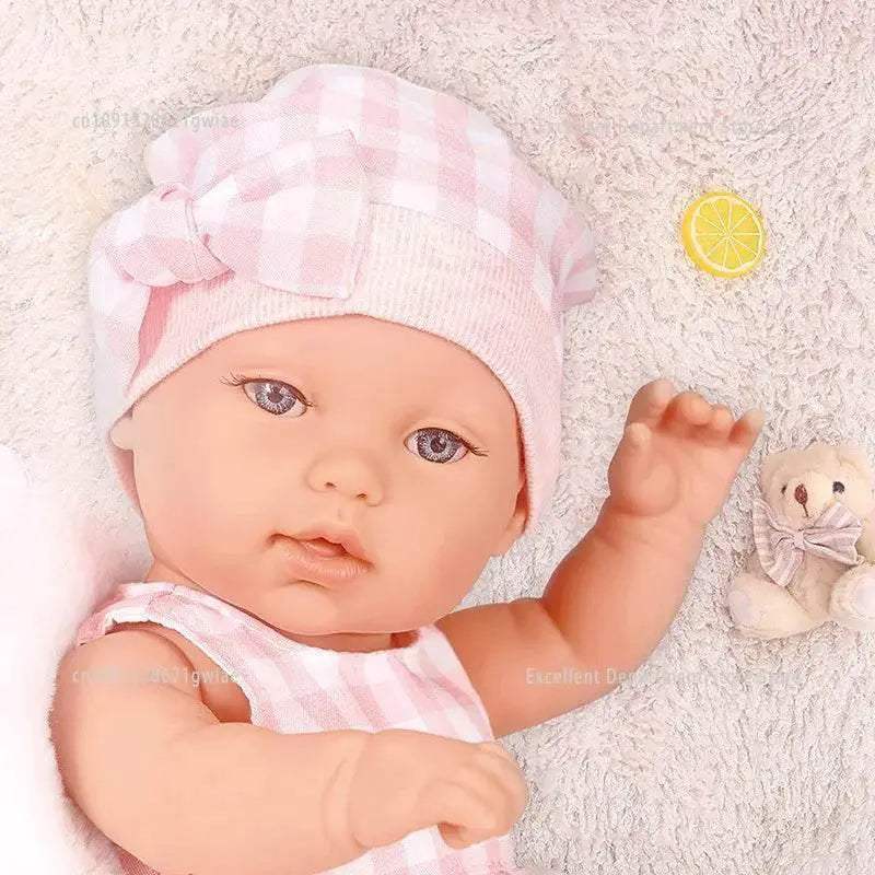 Premium Realistic Reborn Doll 14Inch With Rabbit For Kids - Image 5
