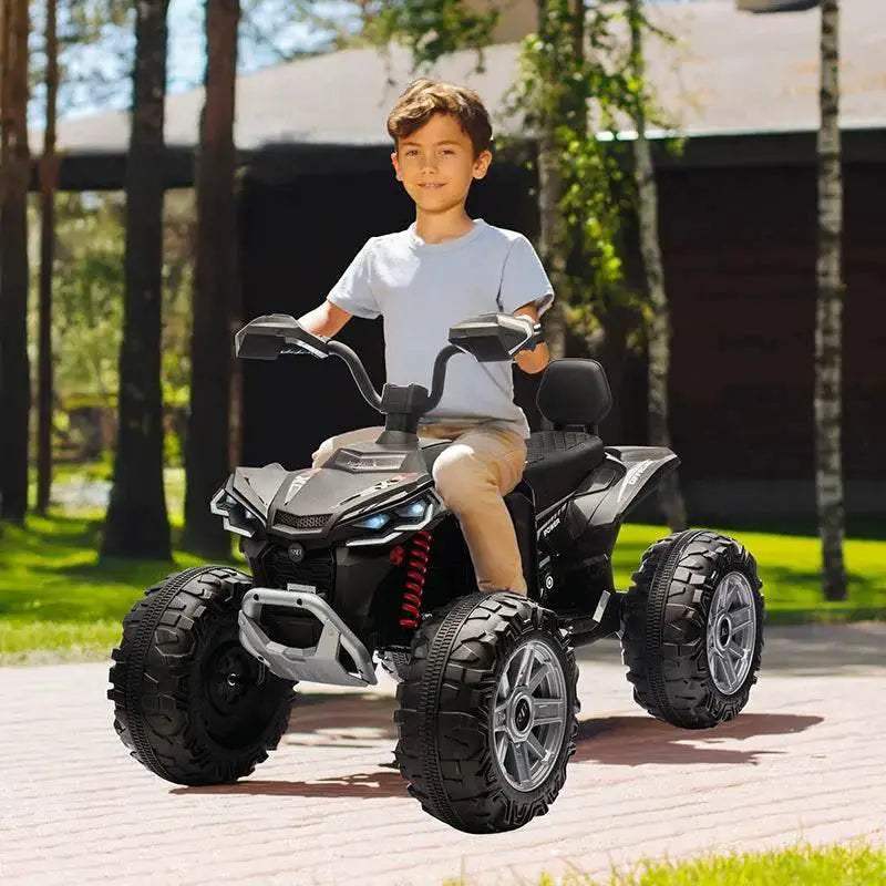 Premium Ride On Car 24V 4 Wheel ATV Suspension Toddlers