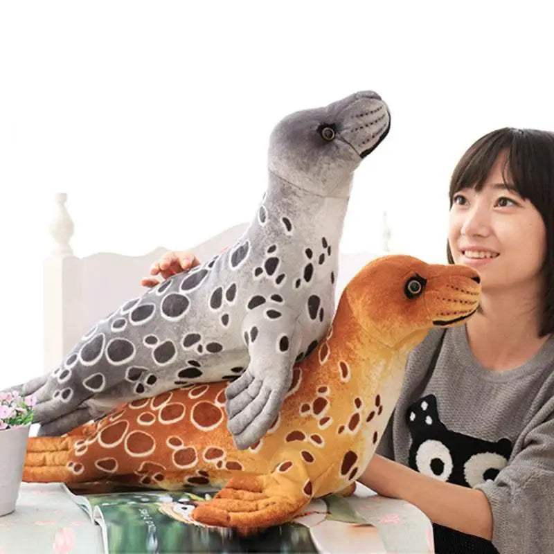 Premium Seal Plush Toy Lifelike Details For Home Decor - Image 2