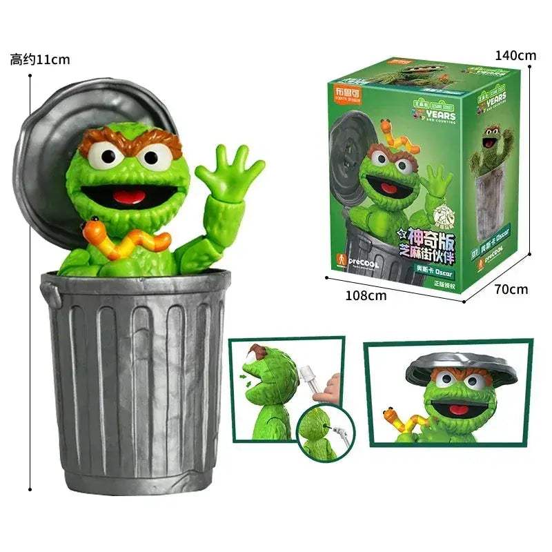 Premium Sesame Street Building Block Figures Featuring Ernie Bert Elmo For Kids - Image 3
