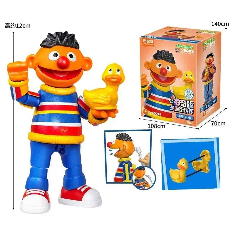 Premium Sesame Street Building Block Figures Featuring Ernie Bert Elmo For Kids - Image 5
