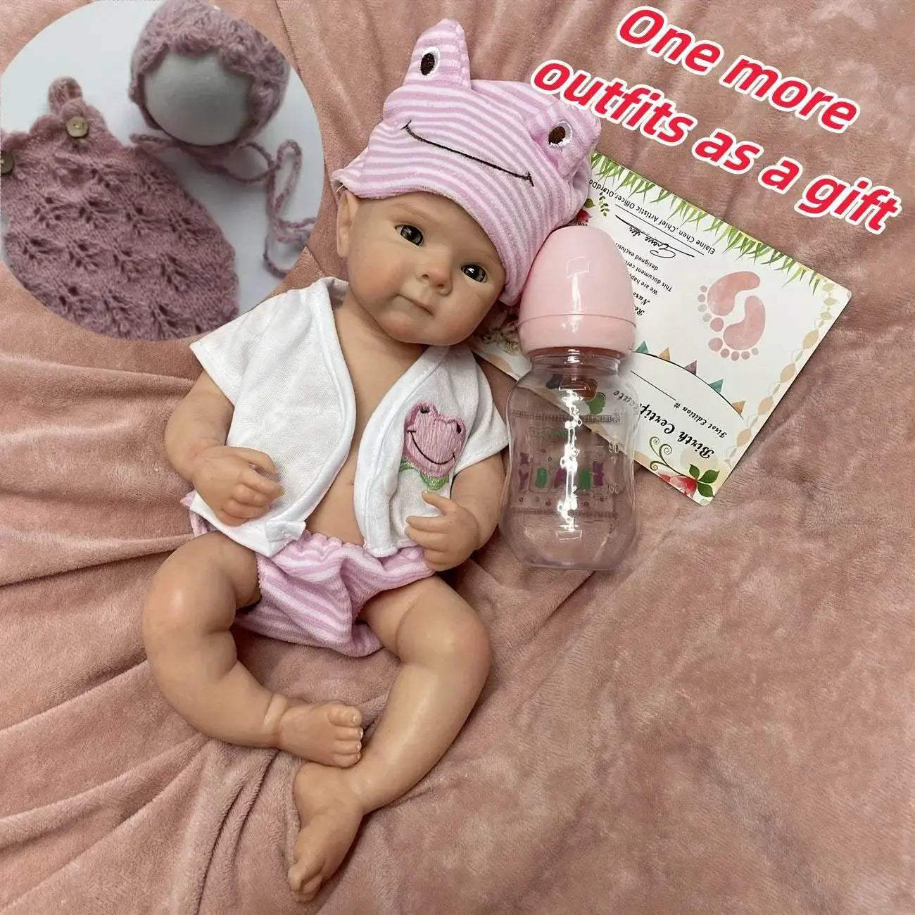 Premium Silicone Reborn Doll Open Mouth For Collectors - Image 8