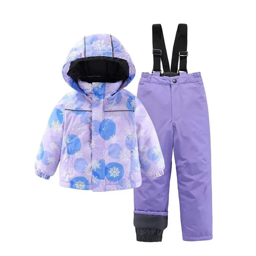 Premium Ski Suit Set Waterproof Windproof Warm For Kids - Image 11