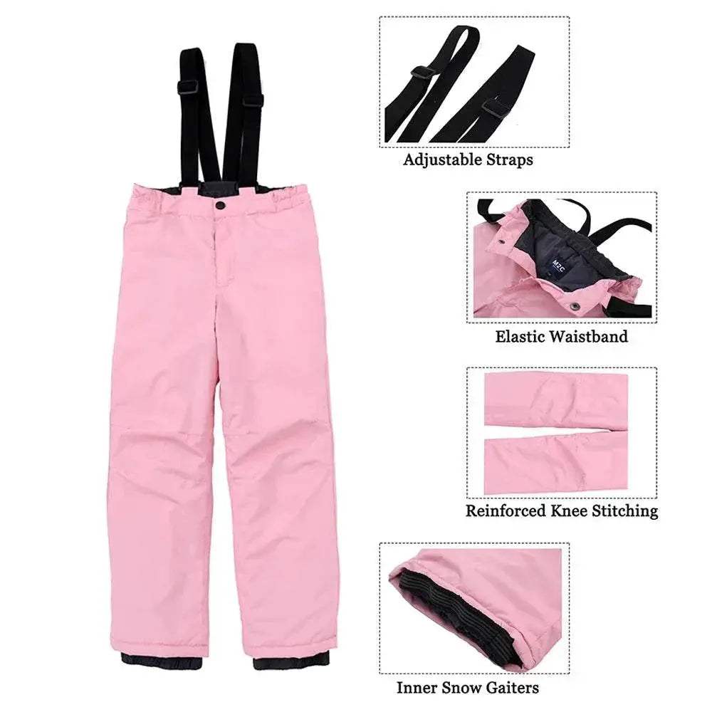 Premium Ski Suit Waterproof Windproof For Outdoor Kids - Image 7